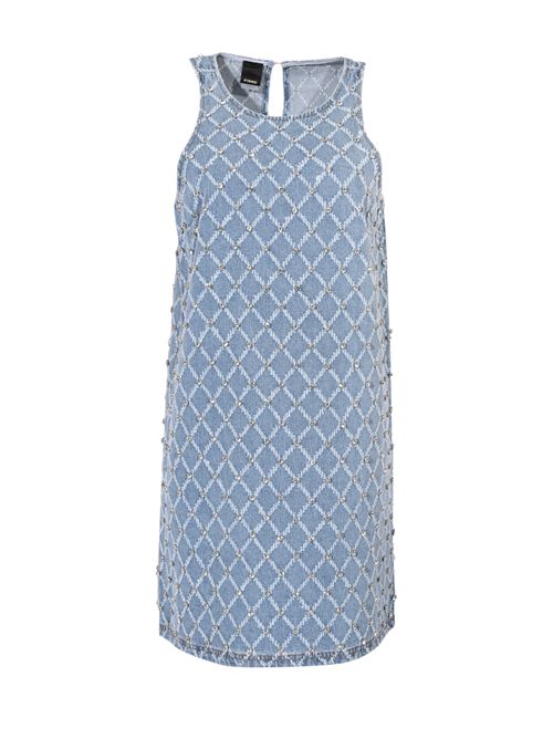 Abito Amorino in denim con strass PINKO | 106245 A32NPJE